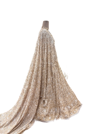 Pure & Premium Goergette Chikankari Lehenga Set